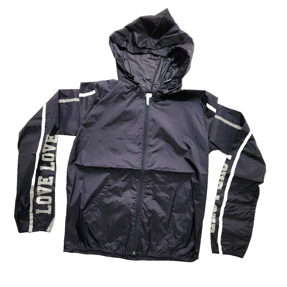 Reflex Women's Windbreaker Rain Jacket Hooded Lightweight Packable‎ Size M